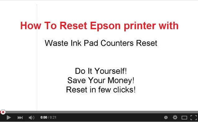 How to Reset Epson L3110 printer