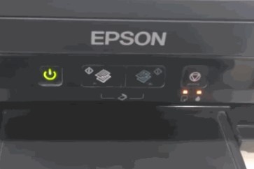 Reset Epson L3100 red light blinking – service required